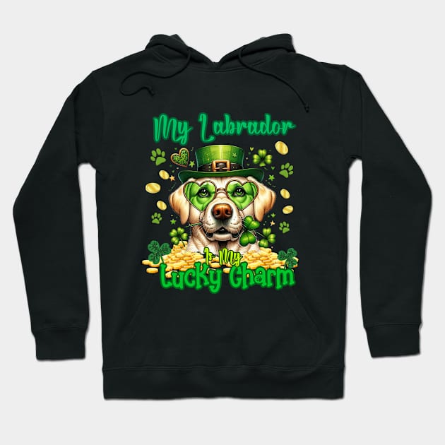 St.Patrick's Day My Labeador Is My Lucky Charm Hoodie by zsay